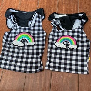 Girls' Rainbow Sequin Swimsuit 2 Pcs 6/6X & 10/12